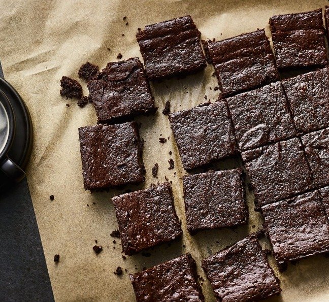 Glutensiz Şekersiz Brownie 9 Büyük Dilim