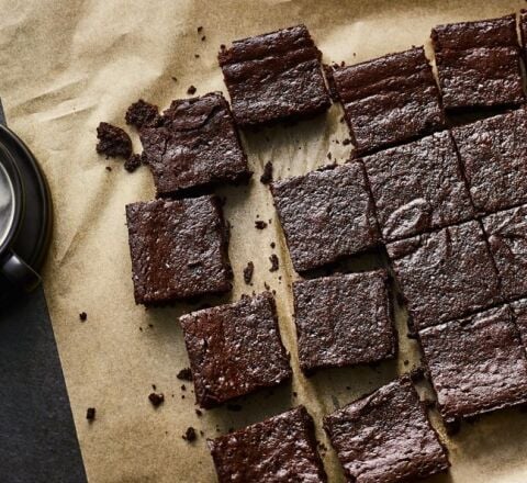 Glutensiz Şekersiz Brownie 9 Büyük Dilim