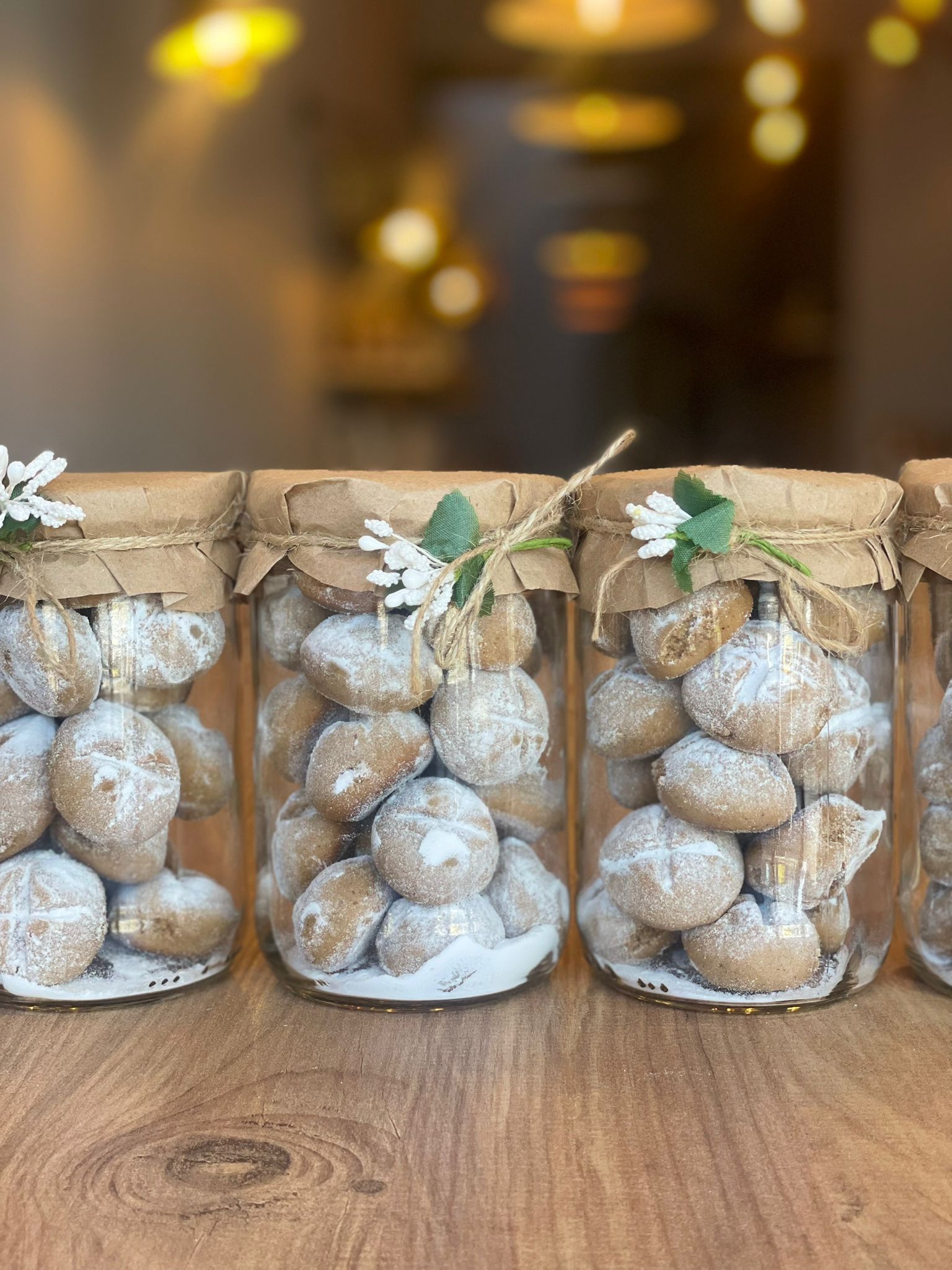 Kavanozda Kurabiye 18-20 Adet (Pekmezli,Tarçınlı,Zencefilli)