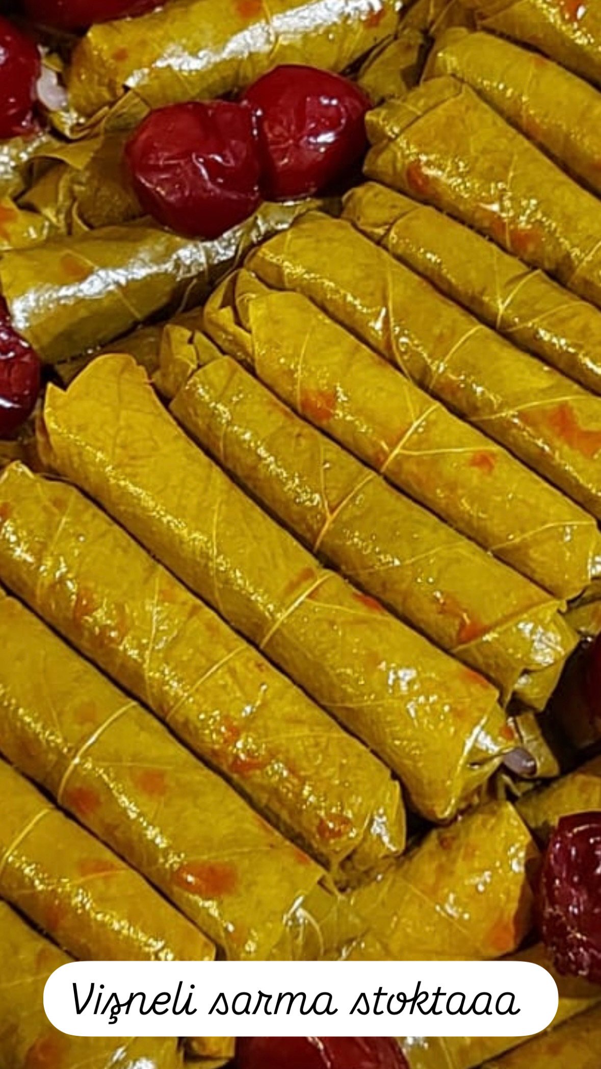 Vişneli Zeytinyağlı Yaprak Sarma 1kg.
