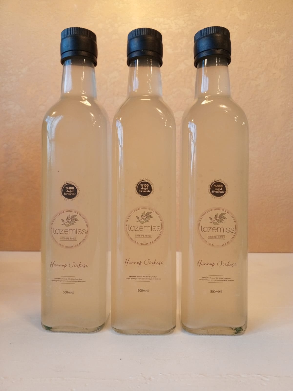 Hünnap Sirkesi 1 Aylık Kür (3 şişe)