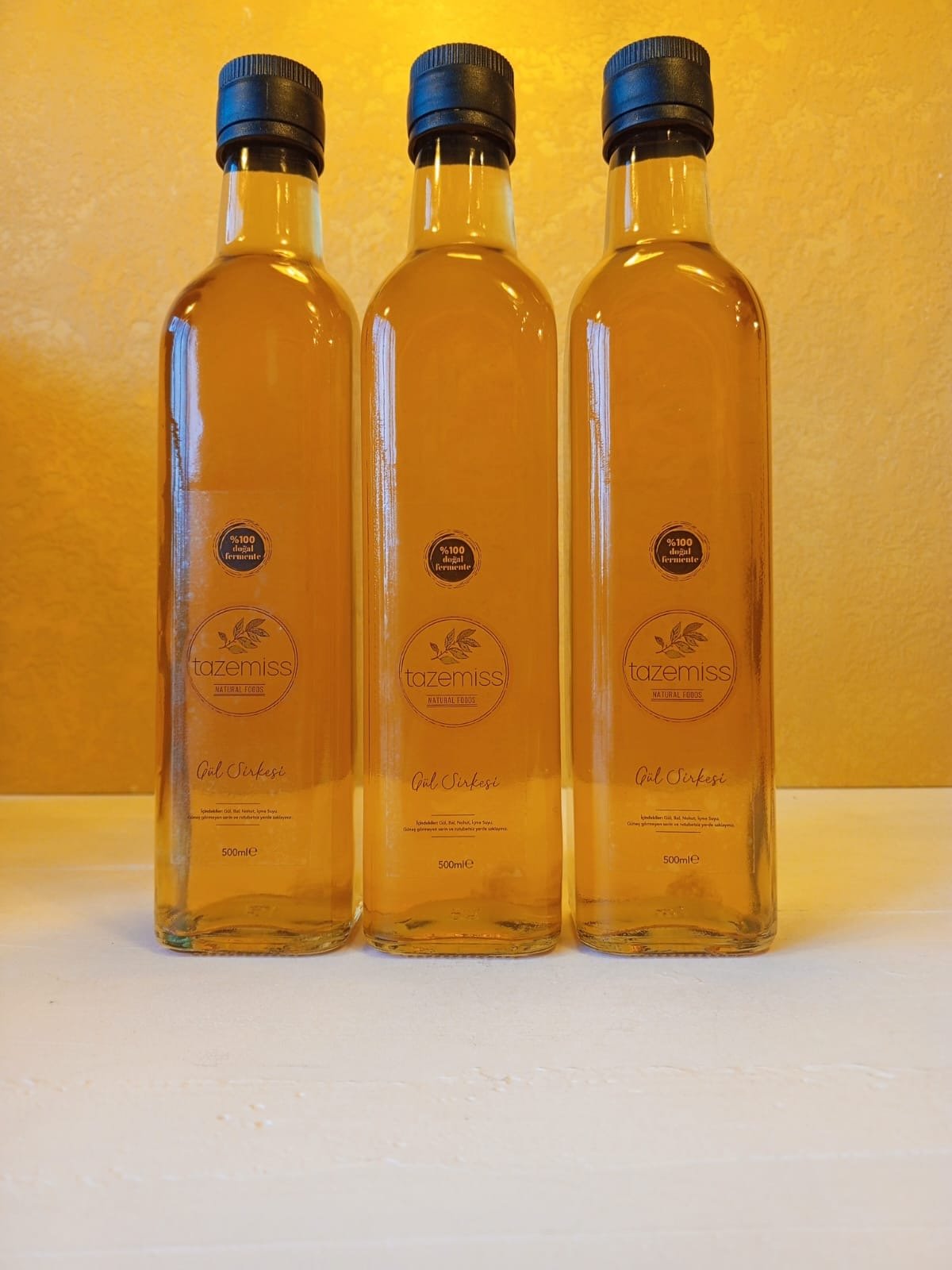 Gül Sirkesi  1 Aylık Kür (3 şişe)