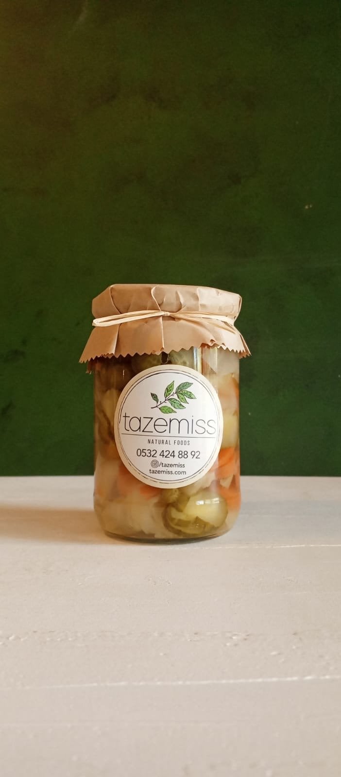 Karışık Turşu (Cam Kavanoz)