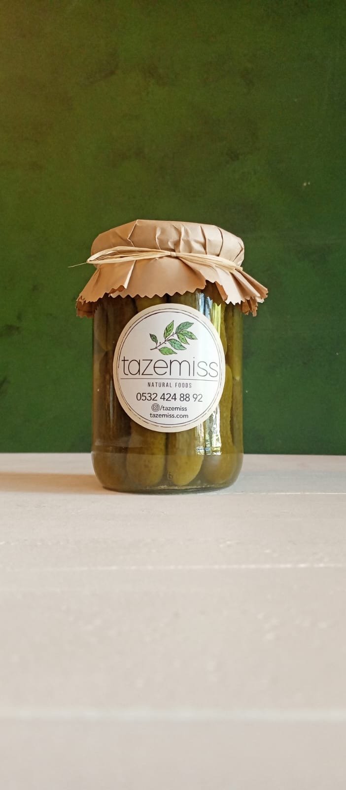 Kornişon Turşu (Cam kavanoz)